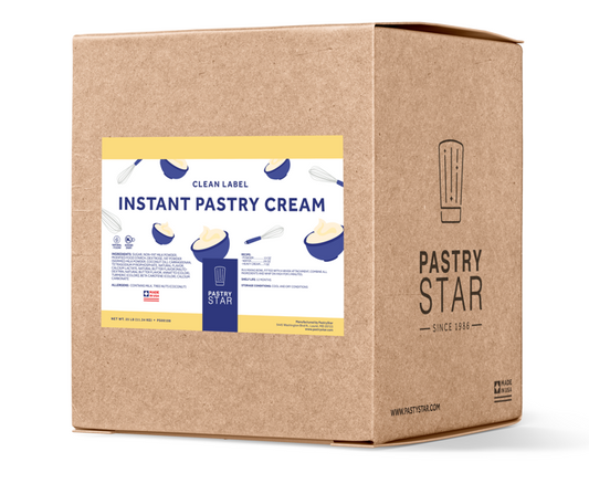 PastryStar Clean Label Instant Pastry Cream 25lbs.