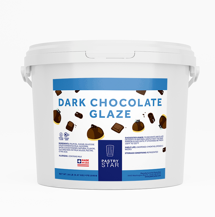 PastryStar Dark Chocolate Glaze 20lbs.