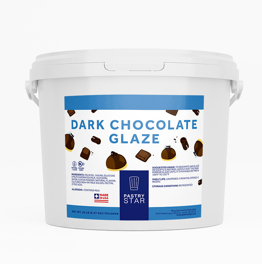 PastryStar Dark Chocolate Glaze 20lbs.