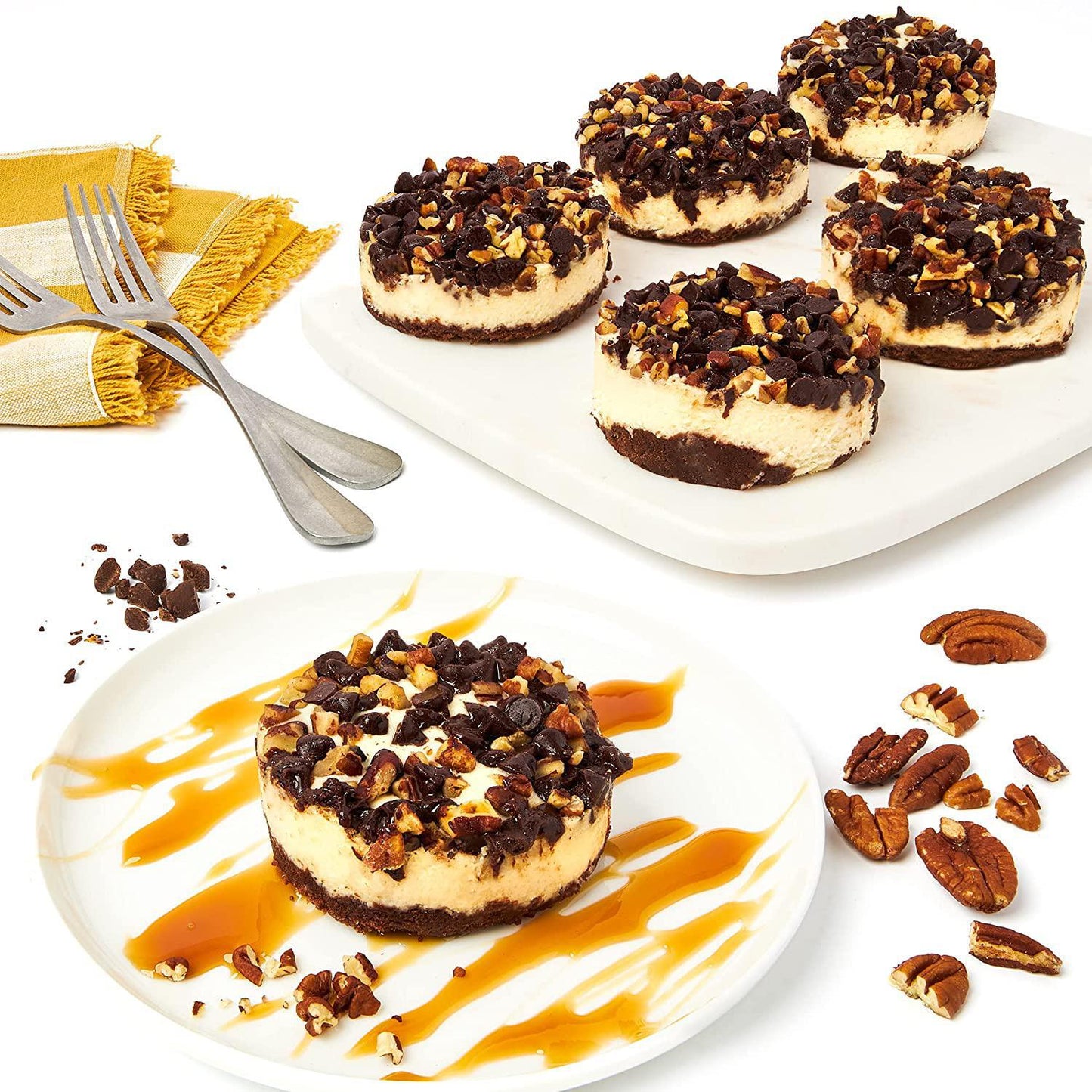 Mini Chocolate Turtle Pecan Cheesecake 24/4 OZ