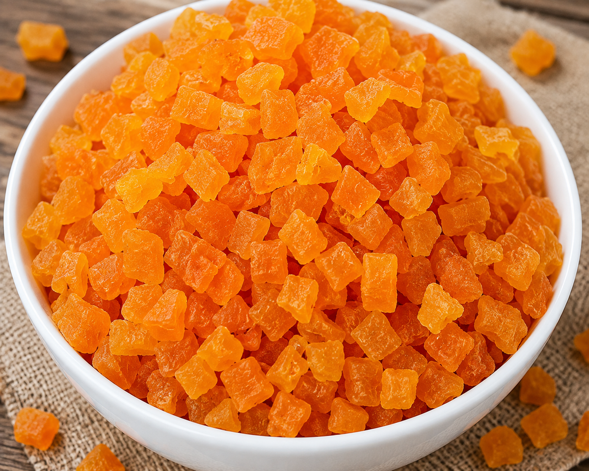 Apricot Dried Diced 3/8" 28 LB