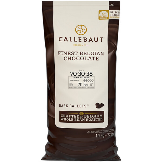 Dark Chocolate Couverture Callets - 70.5% Cacao