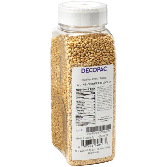 Gold Quins Sprinkles – 19.5 oz