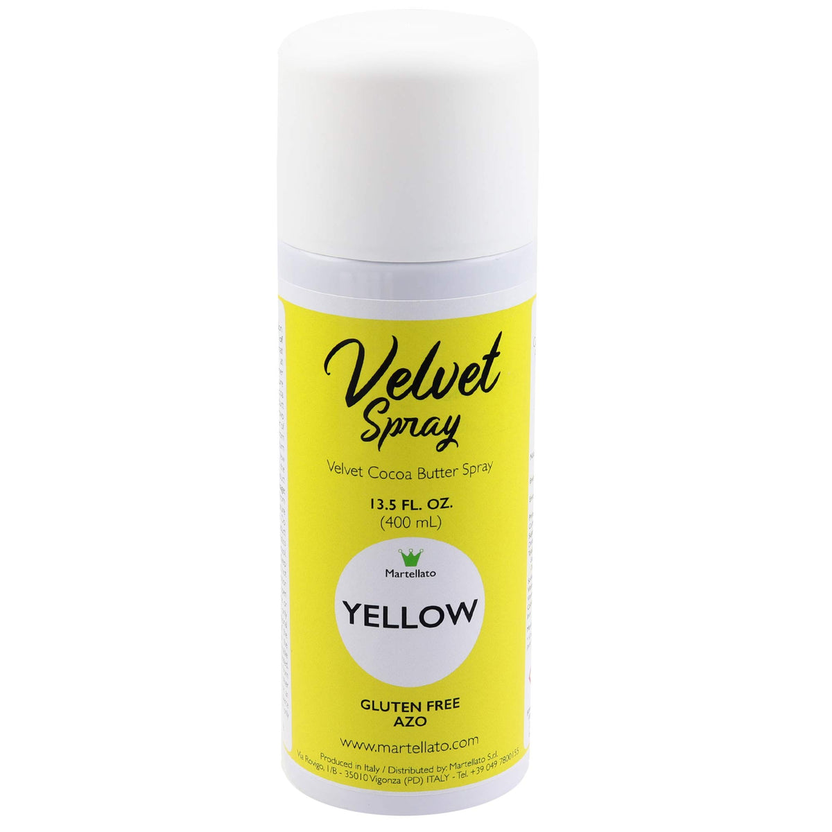 Edible Velvet Spray Yellow 400 ML