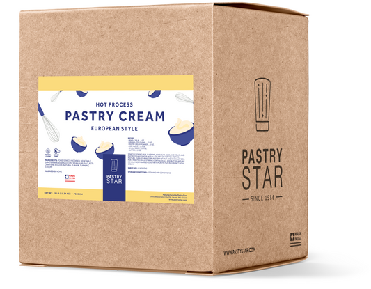 PastryStar (Hot Process) Pastry Cream – European Style 25 LBS