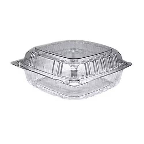 HCP803 8X8X3.4" Hinged Clear 200 PC