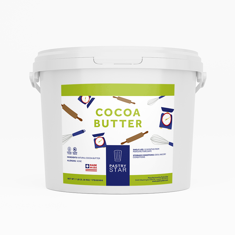 Bulk Pastry Star Cocoa Butter 7lb at Wholesale Pricing Bakers