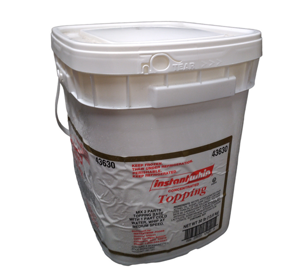 Bulk 0r Wholesale Instant Whip Concentrated Topping 30 LB Bakers