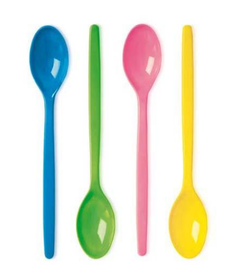 24 Wholesale Silicone Mixing Spoon - Red - at 
