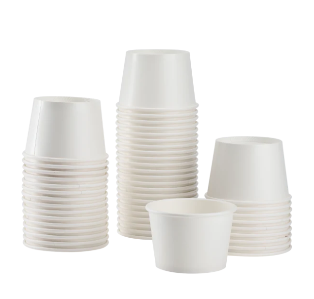 16 Oz White Paper Food Cups 1000 PK