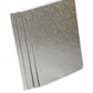 1/4" Square Silver Foldover -17-1/2X25-1/2- 50 Pieces