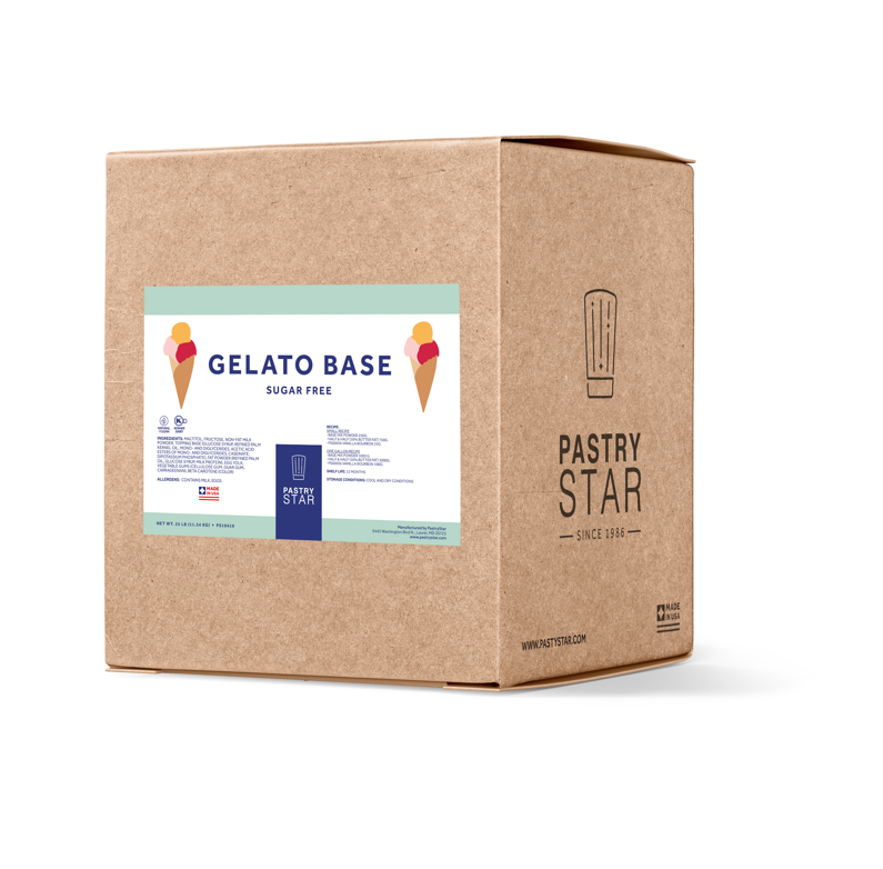 PastryStar Sugar Free Gelato Base 25lbs.