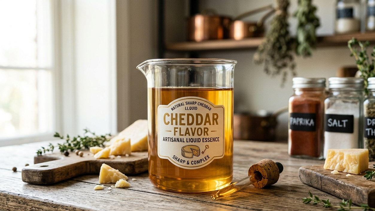 Natural and Artificial Sharp Cheddar Flavor