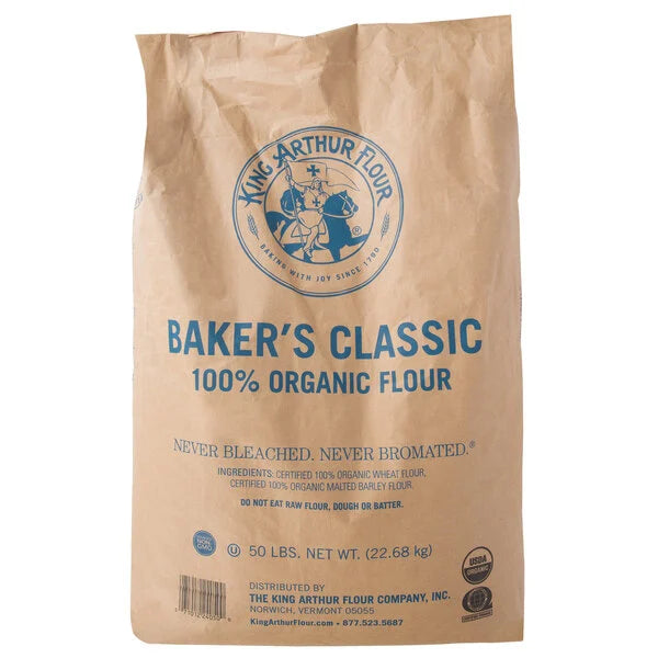 Organic Bakers Classic Flour 50 LB