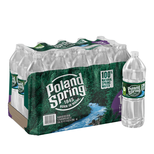 Poland Spring® 100% Natural Spring Water (Case of 18/1 Liter)