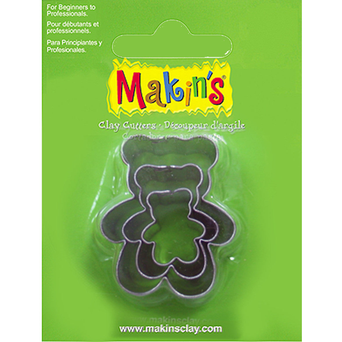 Teddy Bear Cutters - 3 Pack