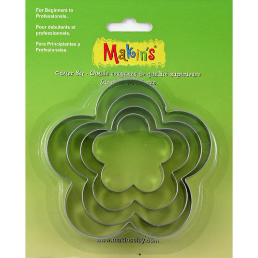 4 Piece Cutter Set - Flower