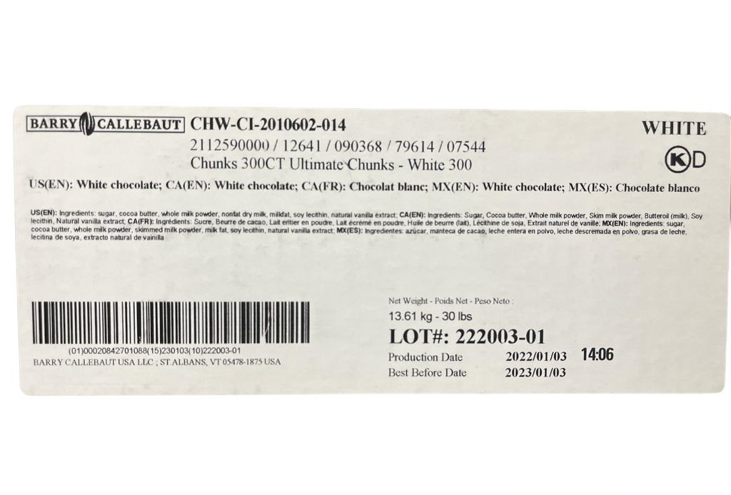 Ultimate White Chunks 300 Count