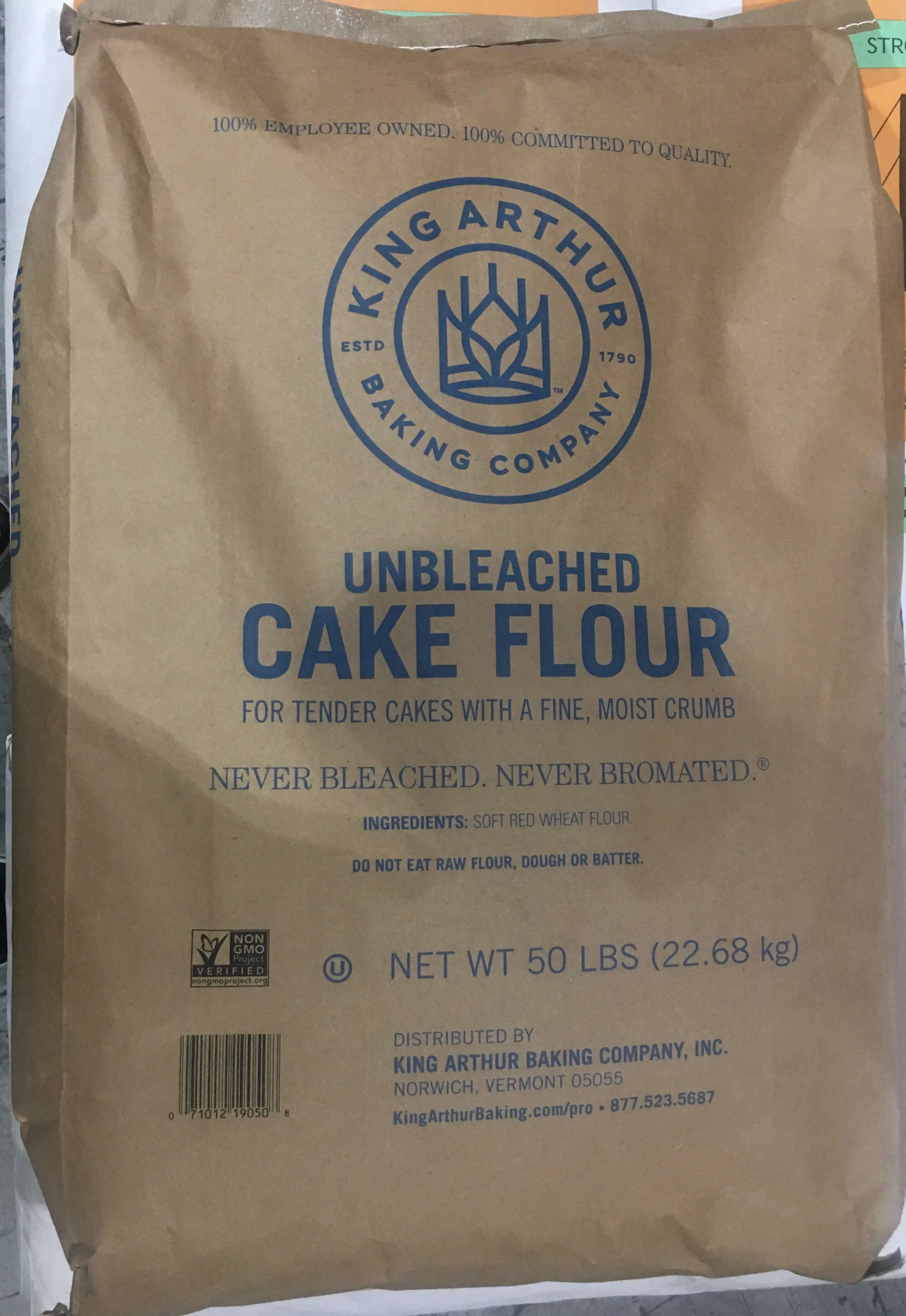 King Arthur Unbleached Cake Flour - 50 lb Bulk – Bakers Authority