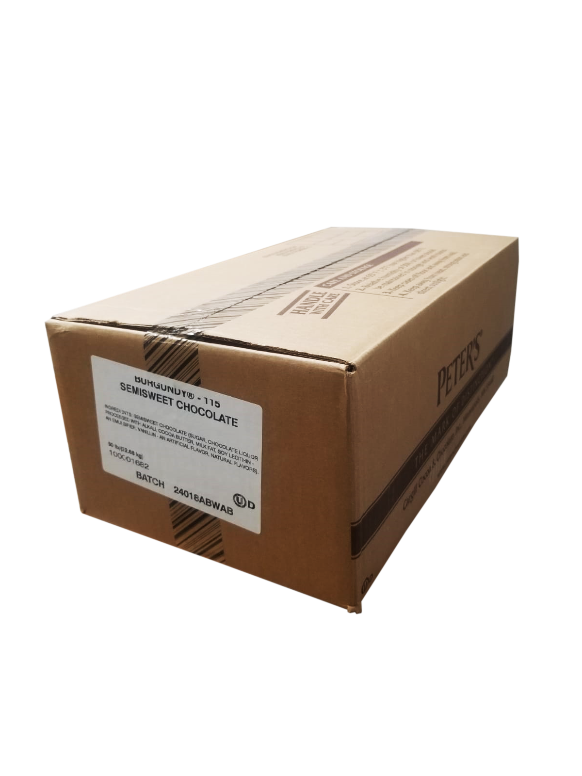 Peters Burgundy Semi Sweet Chocolate 115