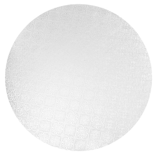 Round Cake Drums - 1/4 Inch Thick - White - 14 inch - 24 Qty