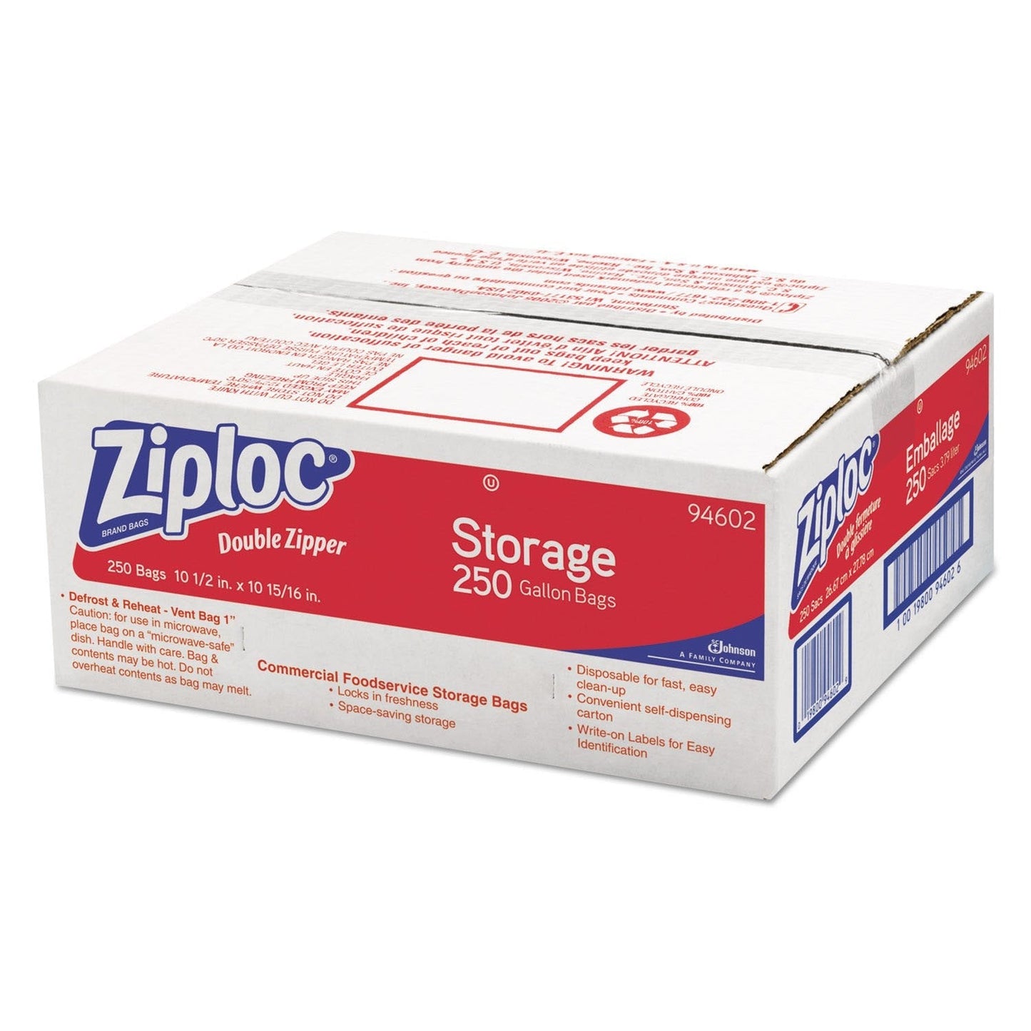 Ziplock Storage Bag 2 Gallon Freezer (Special Order)