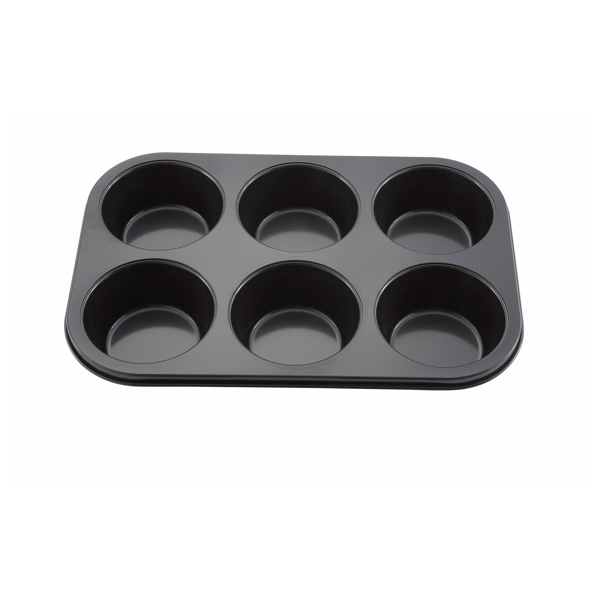 Tiawudi 2 Pack Nonstick Muffin Pan, Carbon Steel Cupcake Pan, 6