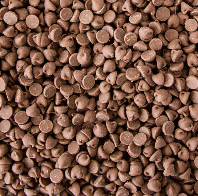 Callebaut Terra Mist 4000 Count Milk Chocolate Drops - 50 Lb. Case Best By Date is 08/14/2024