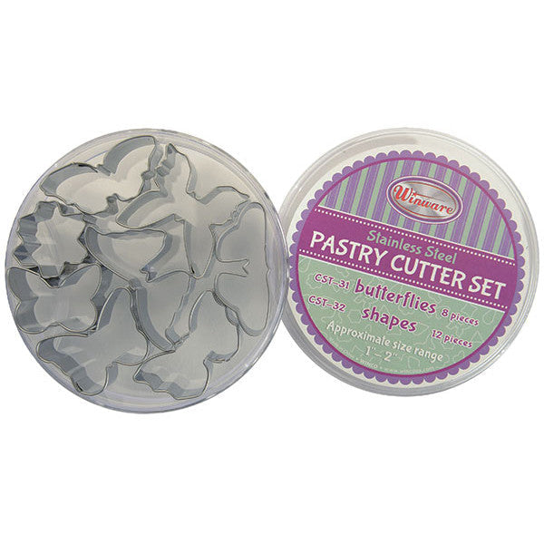 Butterflies Cookie Cutters - Pack of 8