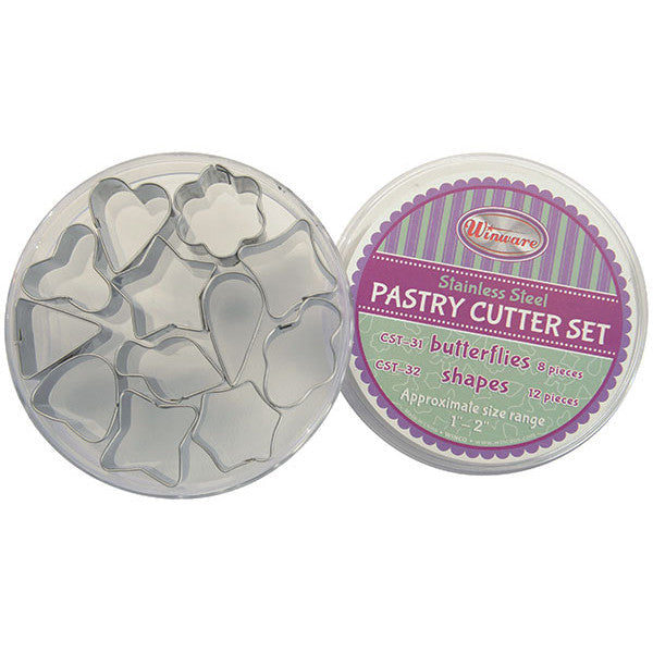 Butterflies Cookie Cutters - Pack of 12