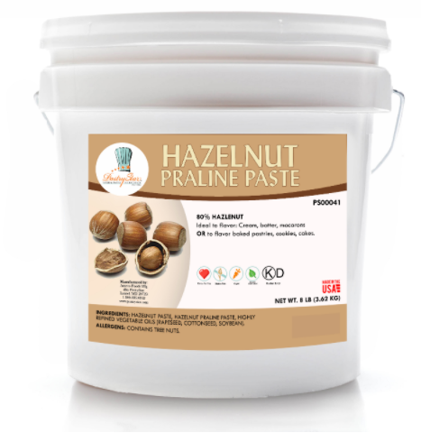 Hazelnut shop praline paste