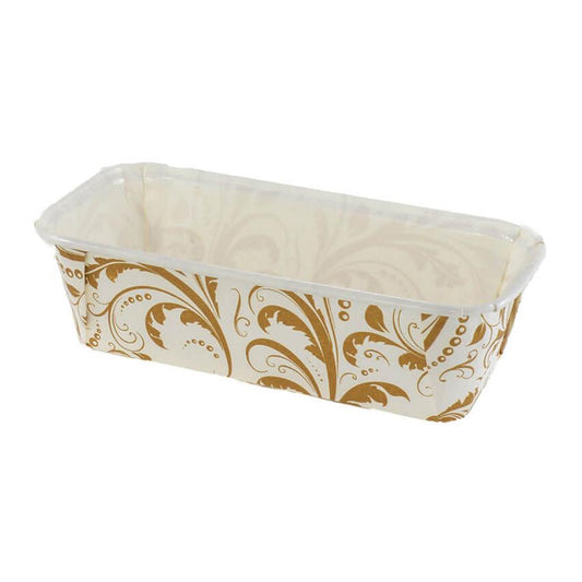 Bianco Ramage Mold - White With Gold Scroll