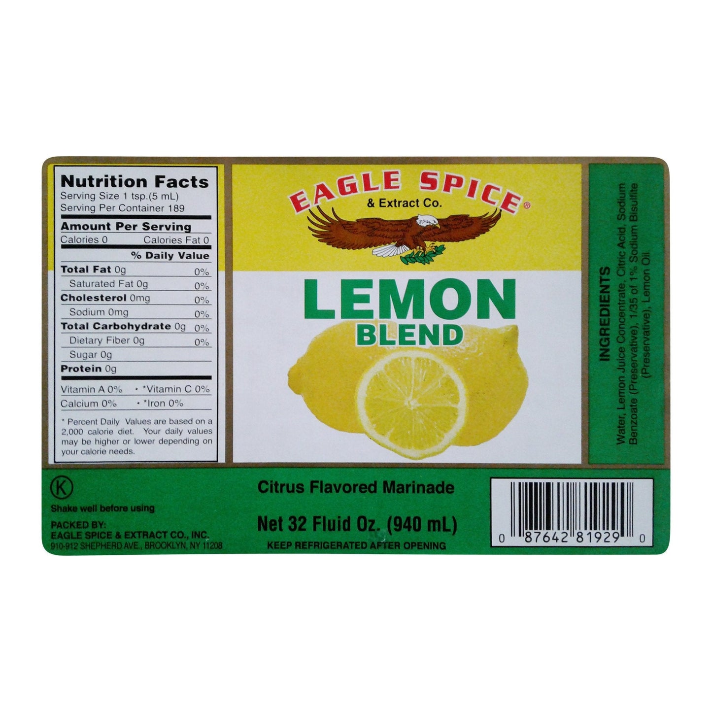 Lemon Juice Blend