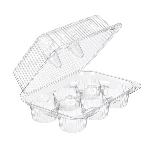 6 Cavity Clear Hinged Tray SLP56