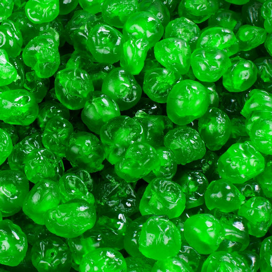 Whole Glace Green Cherries - 30lbs