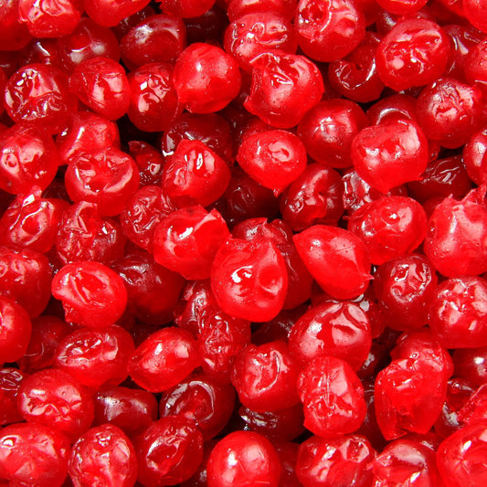 Whole Glace Red Cherries - 30lbs
