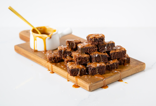 BROWNIES WITH SALTED CARAMEL