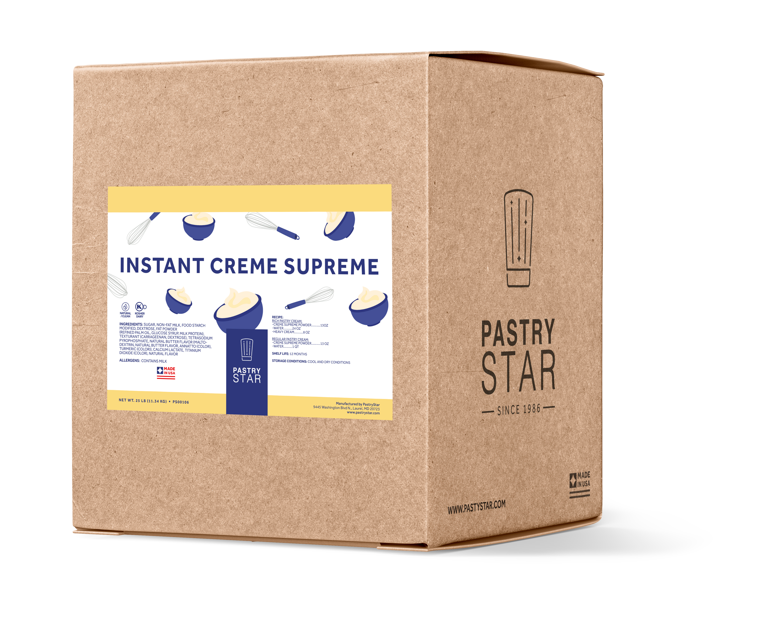 Pastry Star Instant Cream Supreme (Cold Process) 25 LBS
