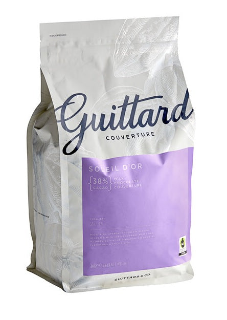 Guittard -  Soleil d'Or 38% Cacao - Milk Chocolate - 25lbs