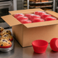 5 1/2 Red Muffin Baking Cup 10K