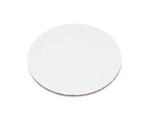 WHITE TOP CIRCLE - 500 PC (6"  7" 8" )