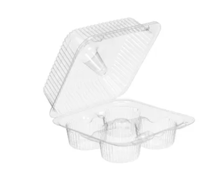 PIE Clear Hinged Containers