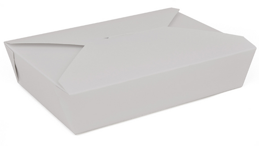 CHAMPAK #2 WHITE FOOD BOX - 200 PC