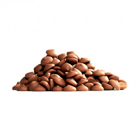 Callebaut Terra Mist 4000 Count Milk Chocolate Drops - 50 Lb. Case