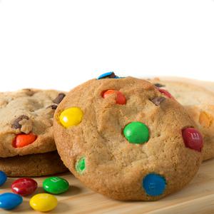 Frozen Chocolate Chip M&M Cookie