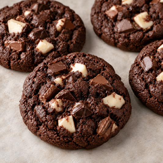 Frozen Triple Chocolate Chunk Cookie