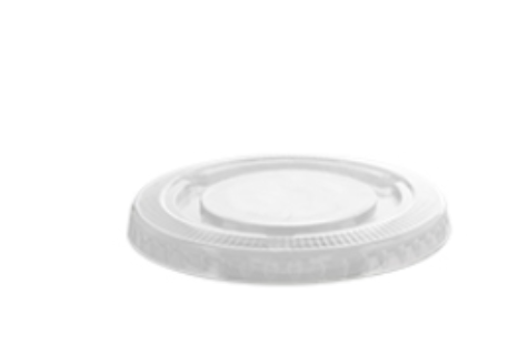 Flat Lid No Slot for a 16 oz or 24 oz Plastic Cup