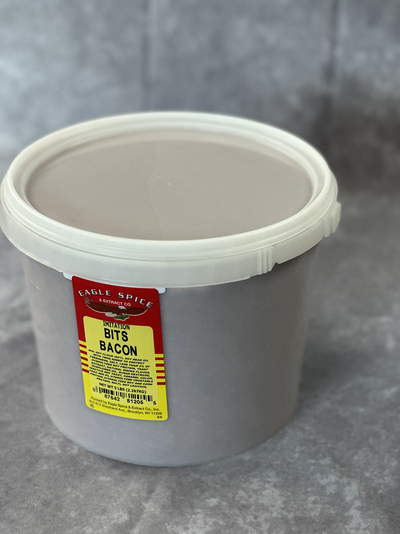 Bulk Box of Kosher bacon bits 5 LB Bakers Authority