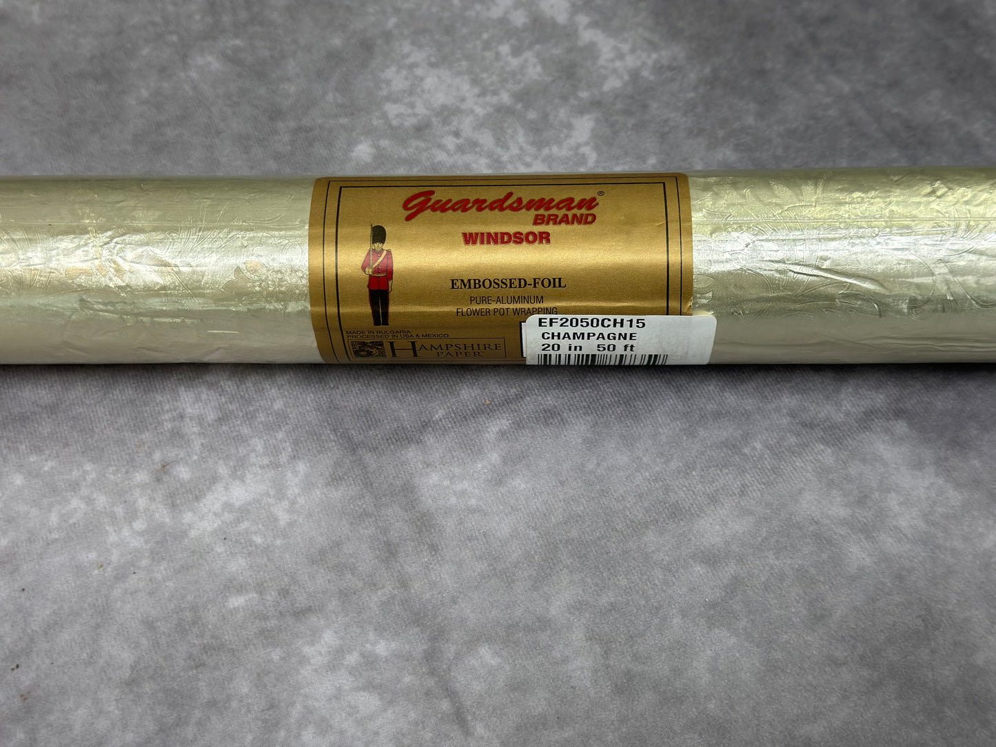 Embossed Foil Roll - Camelot - Champagne
