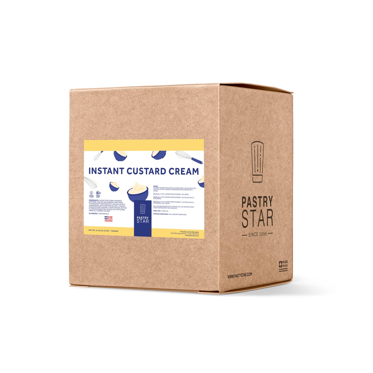 Instant Custard Cream 25 LB